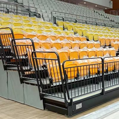 PPE Materiał HDPE Wyciągające się siedzeń bleacher z 480 cm * 552 cm * 780 cm Rozmiar i 2 lata gwarancji