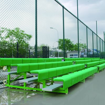 Przenośne aluminiowe ławki stadionowe na plac zabaw na świeżym powietrzu