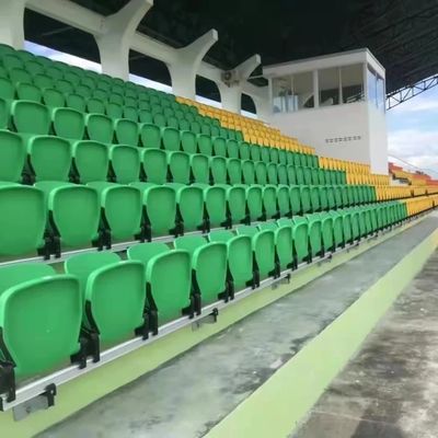 Dobra cena Zindywidualizowany logo Stadion Stałe krzesło w zielonym żółtym niebieskim czerwonym pomarańczowym - darmowe próbki wliczone online