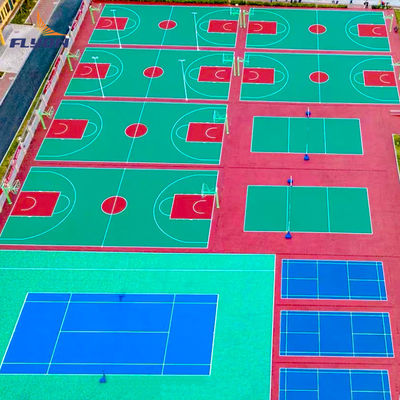 Dobra cena Odporność na ogień klasy 1 Polyuretanowy kort sportowy Pu Podłoga sportowa dla obiektów sportowych online