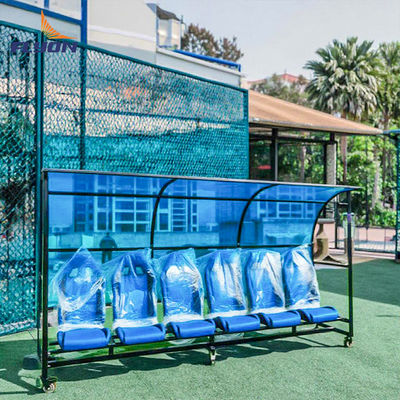 Dobra cena Przenośny schron na ławce zastępczej piłki nożnej z dostosowalnym logo / opcjami nazwy drużyny i dostępnością zgodną z ADA online