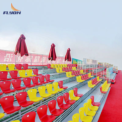 Dobra cena EN 12727 Compliant Aluminum Bleachers with BS 5852 Fire Resistance and 5 Years Warranty for Outdoor Stadium Seating online