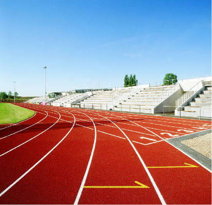 Dobra cena Trwałe sportowe bieżnie z certyfikatem IAAF o grubości 15,9 mm na stadion online