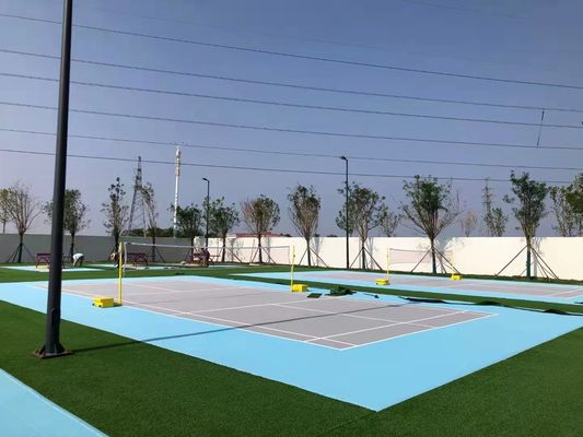 Dobra cena Zewnętrzne zdejmowane płytki PP Podłogi sportowe do boiska do koszykówki OEM online