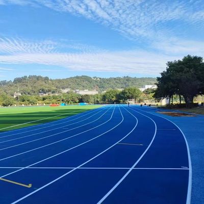 Dobra cena Gumowa bieżnia zatwierdzona przez IAAF z ekologicznym systemem powlekania natryskowego online