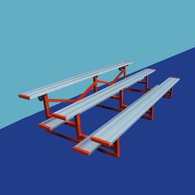 Aluminiowe zewnętrzne metalowe trybuny do boiska sportowego OEM