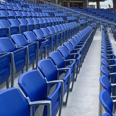 Plastikowe, składane, składane siedzenia stadionowe Anti Aging z materiałem HDPE