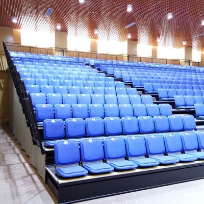 Nowoczesne chowane siedziska Bleacher, teleskopowy system siedzeń do teatru szkolnego