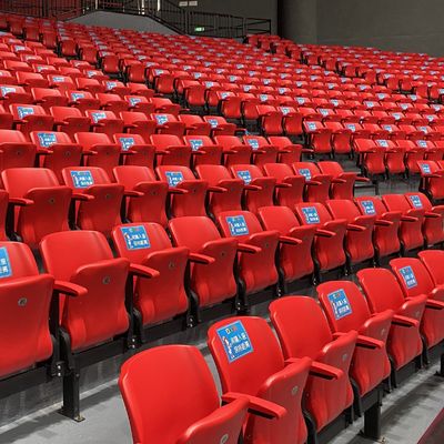 Dobra cena Plastikowe stałe chowane siedzenia stadionowe Ognioodporne do uprawiania sportów na świeżym powietrzu online