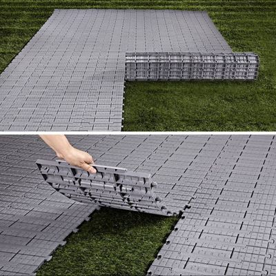 18 mm Przenośne podłogi imprezowe PP Blokujące podłogi dla OEM stadionu