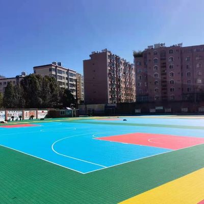 Dobra cena Wysokiej jakości, sześciokątne płytki PP o grubości 15 mm do podłóg sportowych, podłogi sportowe z systemem łączenia online