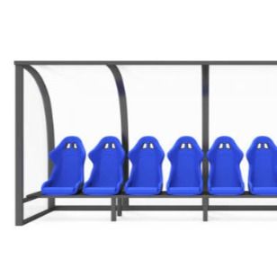 Dobra cena OEM Outdoor Stadium Seating, schroniska dla drużyn piłkarskich z certyfikatem EN 12727 online