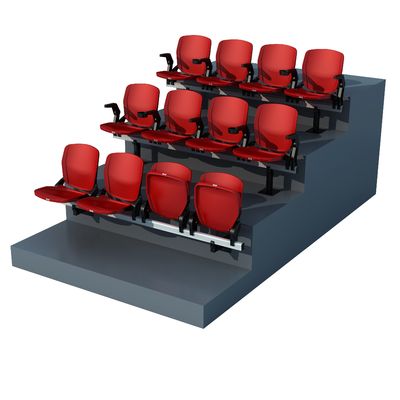 Krzesła sportowe metalowe z wtryskiem powietrza do stadionów i aren