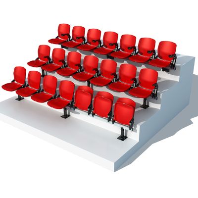Dobra cena 5-letnie plastikowe fotele sportowe na stadion przeciw UV ognioodporne szerokość 45 cm online