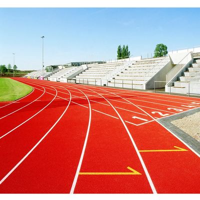 Dobra cena Długodystansowy tor biegowy Gumowa powierzchnia 8M x 400M Brakujące i odporne na promieniowanie UV gładki tor online