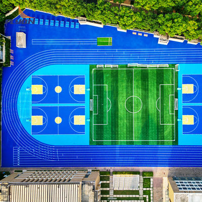 Dobra cena Powierzchnia sportowa z PU certyfikowana przez ITF o odporności ogniowej klasy 1 i 5-10-letniej gwarancji do użytku wewnętrznego lub zewnętrznego online