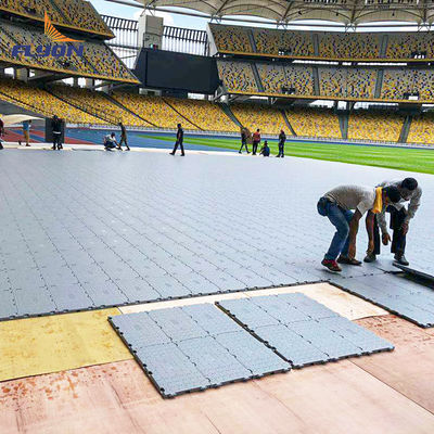 Dostosowywalny materiał podłogowy do zdarzeń odporny na warunki pogodowe