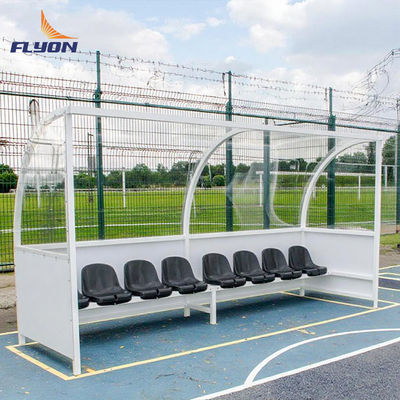 Dobra cena Portable Bench Shelter Wysoka wytrzymałość Opcje dostosowania logo / nazwy zespołu online
