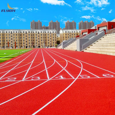 Dobra cena Ulepszenie wydajności sportowej System pełnego wypłukiwania Atletyczne tory biegowe powierzchnia teksturowana Najwyższy poziom projektowania online