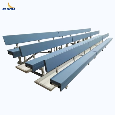Dobra cena Nowy 3 rzędy odnośne rusztowanie Aluminiowe miękkie krzesło Bleacher Sport siedzenia online