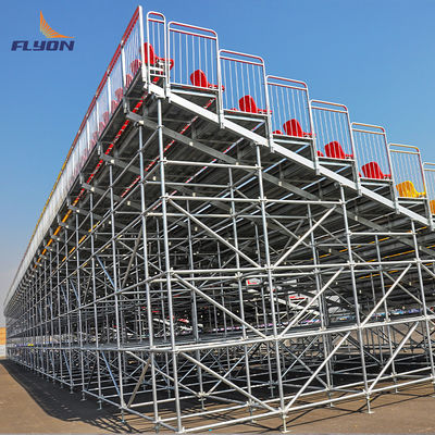 Krzesło stadionowe HDPE do użytku zewnętrznego z 5-letnią gwarancją i technologią formowania rozdmuchowego do siedzeń na stadionie