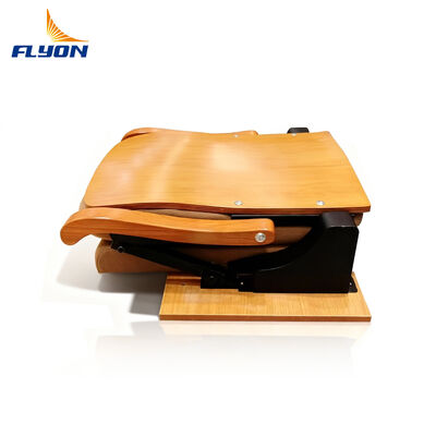 Dobra cena Wytrzymałe miękkie podkładkowe wyciągające się trybuny regulowalne przednie montowane tapicerowane fotele do kin sal konferencyjnych i wydarzeń online