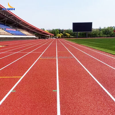 Dobra cena Pełnowymiarowa syntetyczna bieżnia lekkoatletyczna w kolorze niestandardowym z amortyzacją i certyfikatem IAAF dla szkół i stadionów online