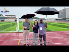 Wszystkie pogody Polyuretanowe tory biegowe na betonowej bazie cementu dla optymalnej wydajności